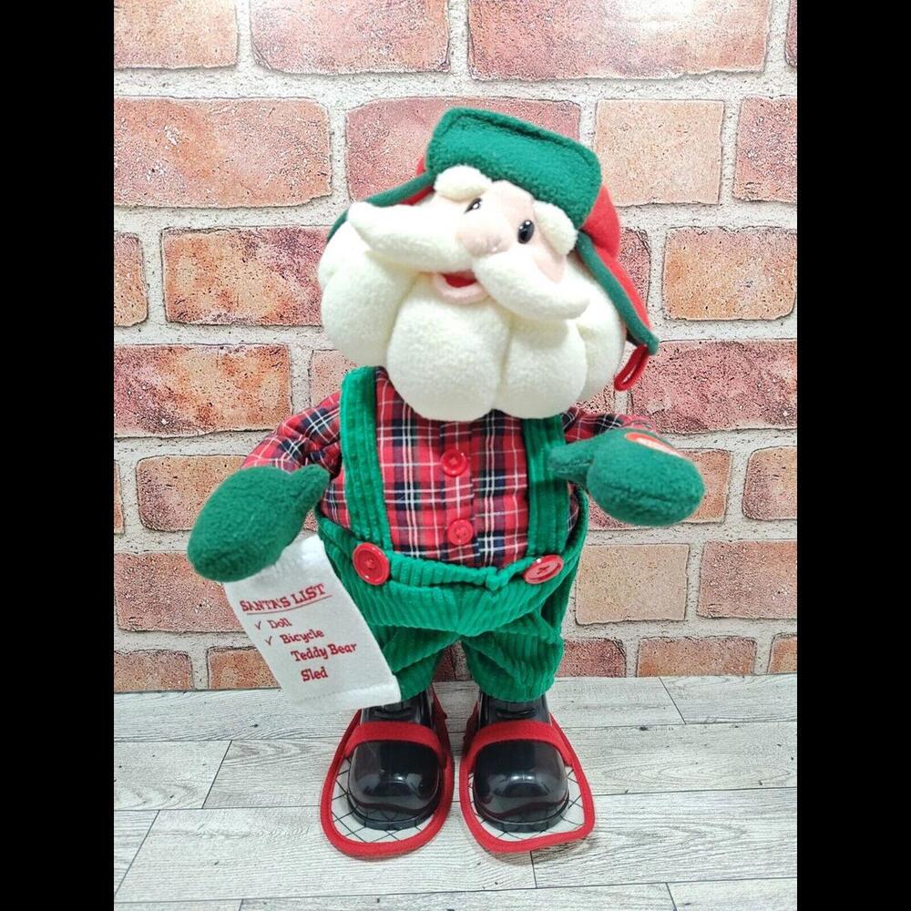 2004 Avon Animated Singing Dancing Santa Head & Arms Move Feet Do Not READ
